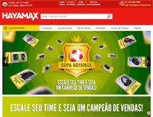 Tablet Screenshot of hayamax.com.br